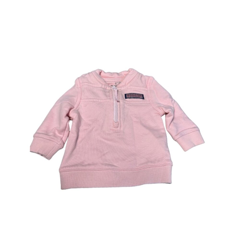VGC Vineyard Vines 1/2 Zip Pink Sweatshirt 0-3 Months